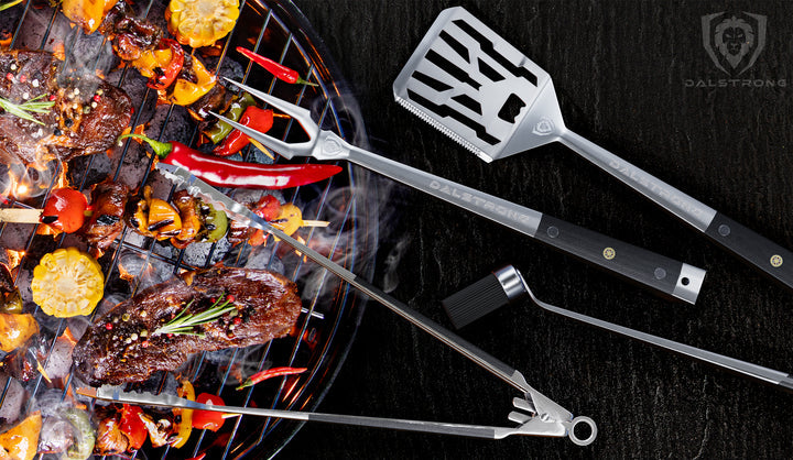 Dalstrong 4 Piece Premium Grill Kit