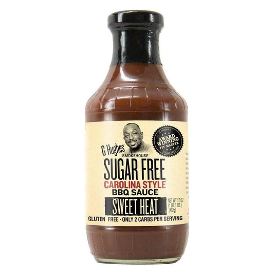 G Hughes Smokehouse - Sugar Free BBQ Sauce - Carolina Style Sweet Heat