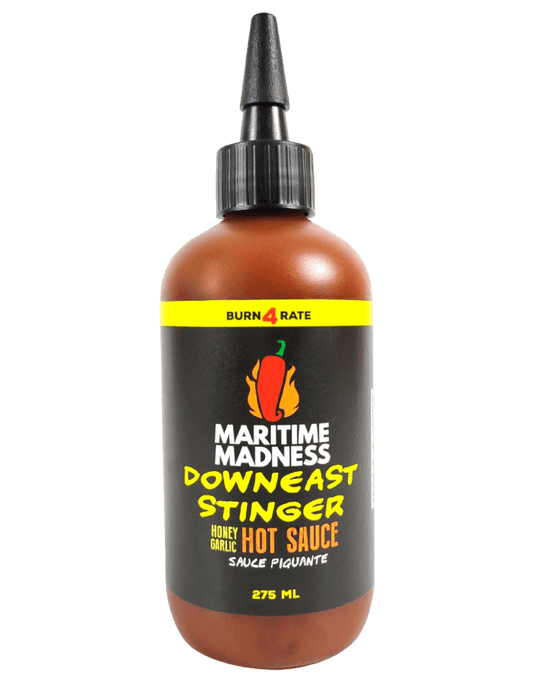 MARITIME MADNESS Down East Stinger Honey Garlic Hot Sauce