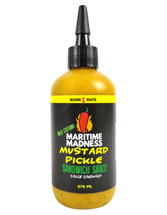 MARITIME MADNESS Mild Mustard Pickle Sandwich Sauce