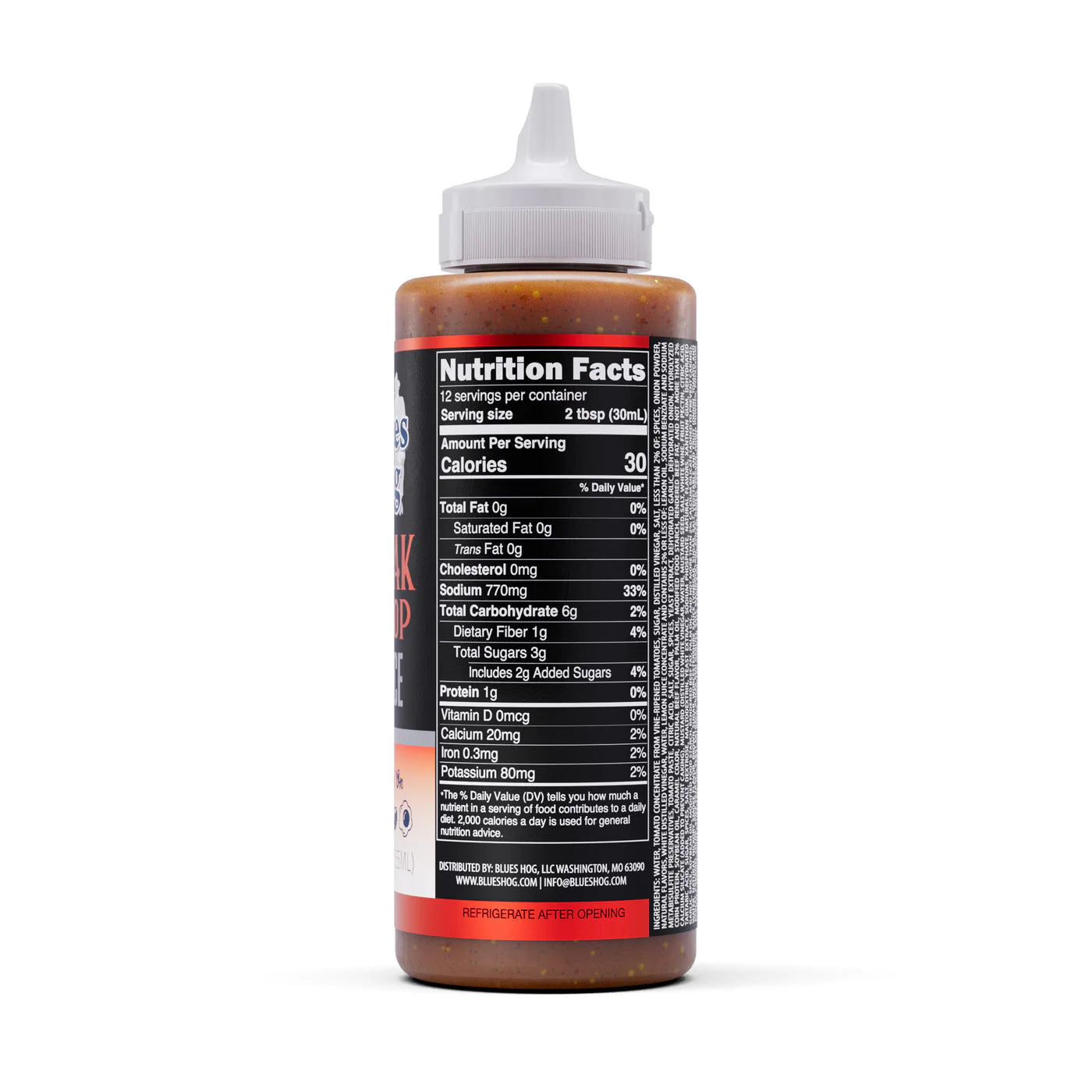 Blues Hog Steak & Chop Sauce, 12 oz – Gourmet Steak Sauce & Marinade