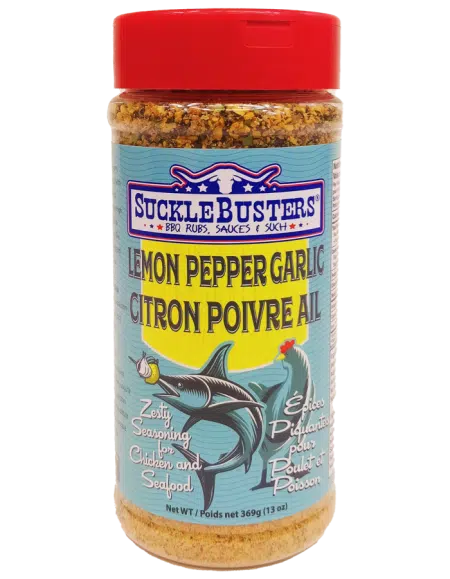 SUCKLEBUSTERS Lemon Pepper Garlic Seasoning