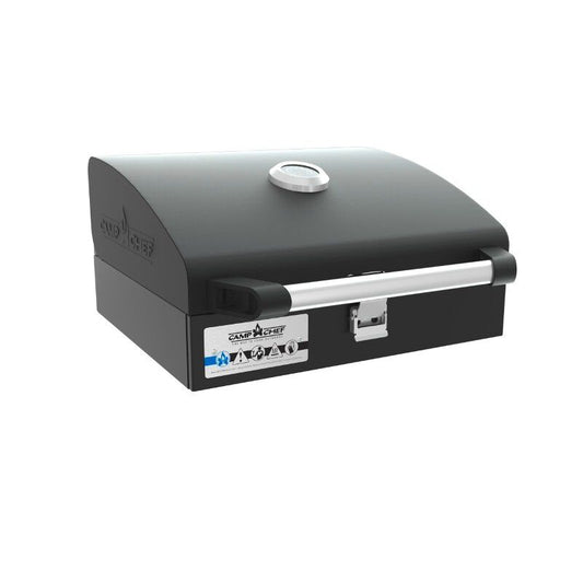 black and silver grill