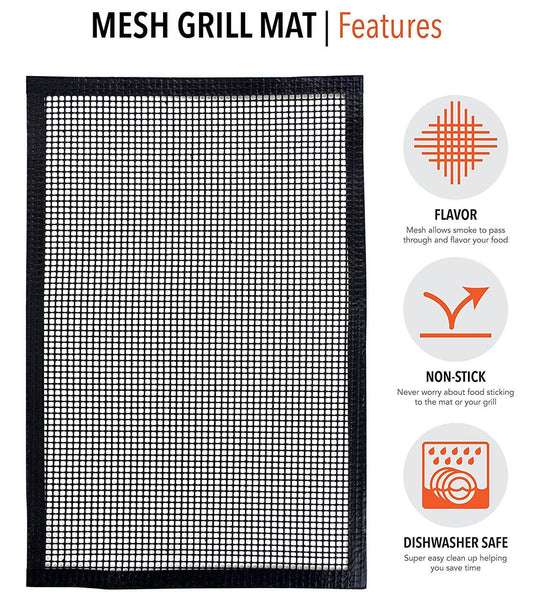 Non-Stick Mesh Grill Mat - 1 Pack