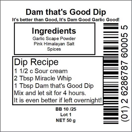 Dam Good Garlic Dam that's Good Dip
