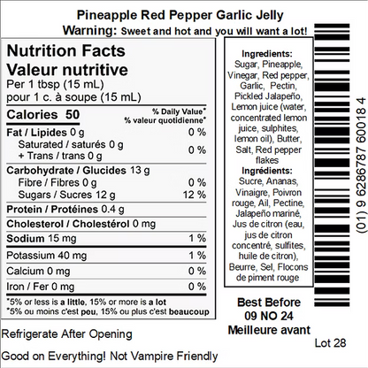 Dam Good Garlic Pineapple Pepper Garlic Jelly