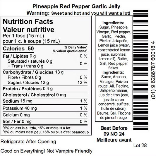 Dam Good Garlic Pineapple Pepper Garlic Jelly