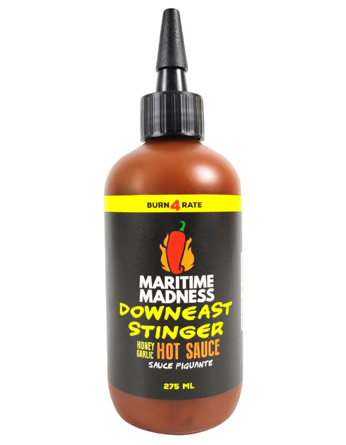 MARITIME MADNESS Down East Stinger Honey Garlic Hot Sauce