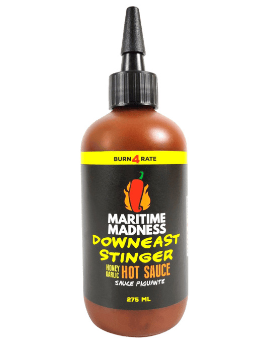 MARITIME MADNESS Down East Stinger Honey Garlic Hot Sauce