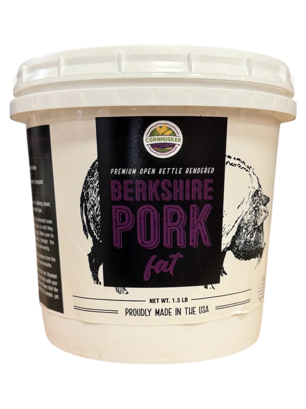Berkshire Premium Pork Lard 1.5lb Tub