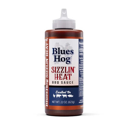 Blues Hog Sizzlin’ Heat BBQ Sauce, 22 oz – Spicy & Tangy Cajun Sauce