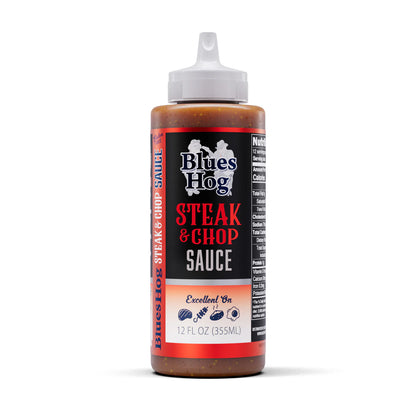Blues Hog Steak & Chop Sauce, 12 oz – Gourmet Steak Sauce & Marinade