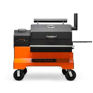 YS640S Yoder Smokers Adaptive Control System - with Yfi. Competition Pellet Grill with Stainless Steel Shelves