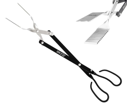 BBQ Croc 21-inch 3-in-1 Barbecue Tool and Tongs