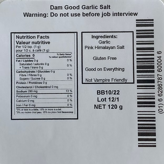 Dam Good Garlic Garlic Salt