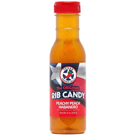 TEXAS PEPPER JELLY Peachy Peach Habanero Rib Candy