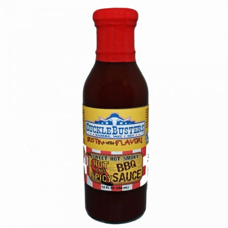 SUCKLE BUSTERS Hot & Spicy BBQ Sauce