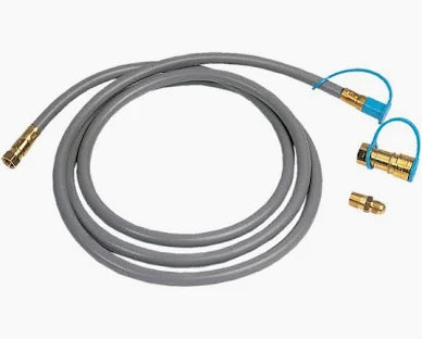 Natural gas hose connection